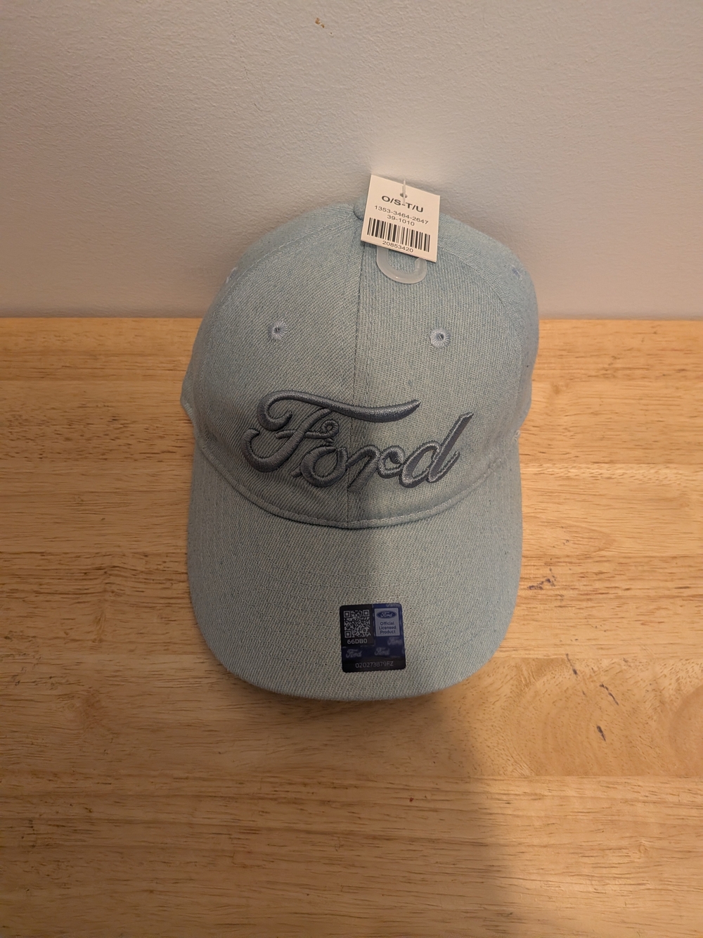 Ford Light Blue Denim Logo Cap